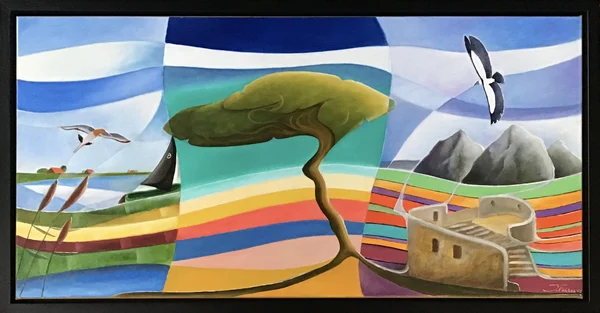 Fryslan,Aruba,Peru 100 x 50 cm