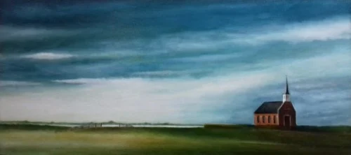 Ealahuzen olie - paneel · 30 x 60 · verkocht